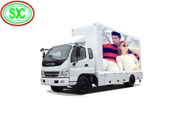 P6 Full Color Van Outdoor Mobile Truck Publicidade LED Display LED Trailer Painel de vídeo