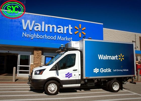 P4 Ecrã LED de carro de alta luminosidade a cores completas