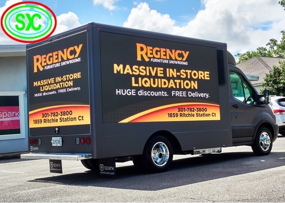 1R1G1B P10 Caminhão móvel LED Display Outdoor Full Color Advertising Trailer Sign