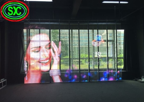 China Indoor P3.9-7.8 Full Color Transparente LED Display Screen Smd Curved