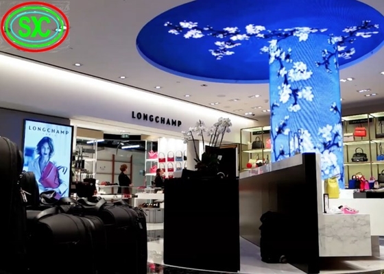 Equipamento de filmagem flexível e durável LED Screen Publicidade Video Wall SMD2525 1R1G1B Painel de sinalização
