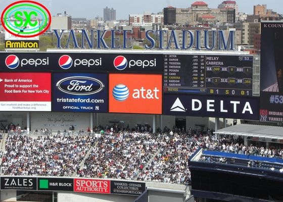 Tela LED Externa P5, Passo de Pixel de 5mm, IP65, Tela de Estádio à Prova d'Água