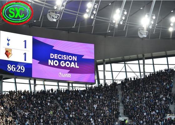 Display de Estádio LED SMD P10 IP65 à Prova d'Água 5000cd/m2 de Brilho