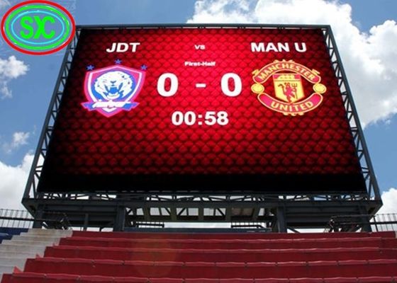 Bom preço P10 IP65 Íntimo Ecrã de Display LED RGB Para Estádios Campo de Futebol on-line