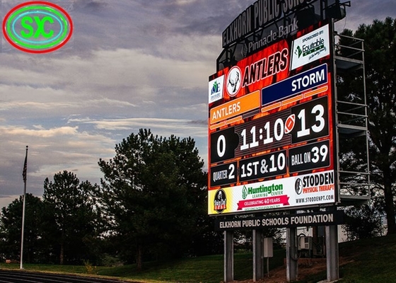 HD exterior Alta taxa de atualização Full Color P8 Grande Estádio LED Display Screen