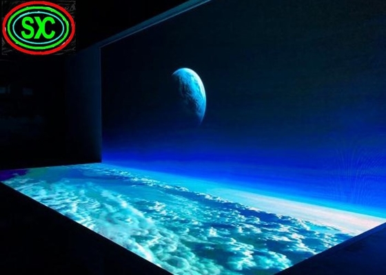 O diodo emissor de luz interativo mágico Dance Floor 1000X1000mm 5000hz do RGB do casamento de P8.9 3D refresca