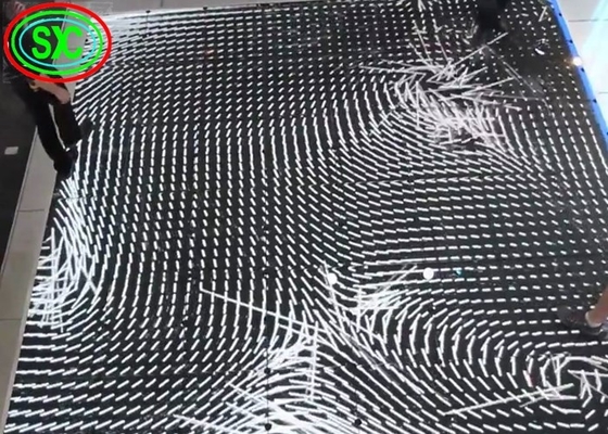 Exposição alugado do salão de baile video interativo portátil do diodo emissor de luz 3D para o banquete de casamento