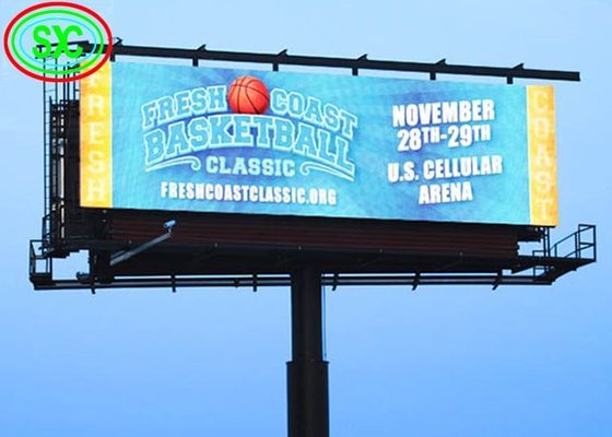 Multi exposição de diodo emissor de luz exterior IP65 impermeável do RGB da cor P10, anunciando a tela do diodo emissor de luz