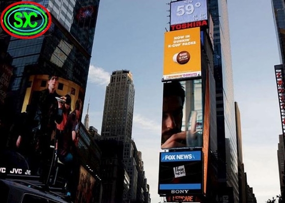 Ecrãs de LED de publicidade SMD P6 à prova d'água com cores completas e alto brilho