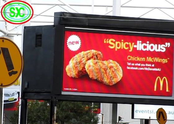 P8 LED Billboard 8mm Pixel Pitch IP65 Impermeável 7000cd/m2 Brilho