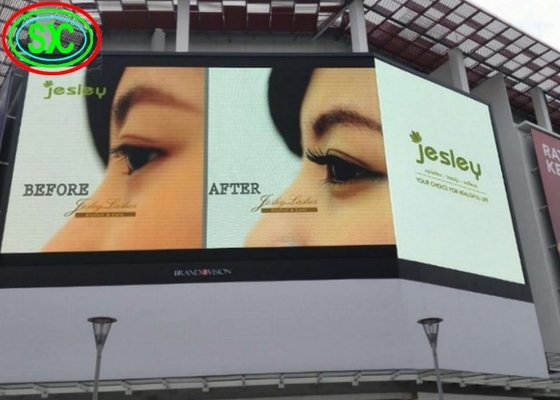 Quadros de avisos conduzidos exteriores da exposição da cor completa de Digitas P10 da eletrônica ultra finamente