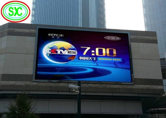 Taxa de quadros móvel da tela 60Hz do quadro de avisos do diodo emissor de luz Digital da propaganda P6 exterior