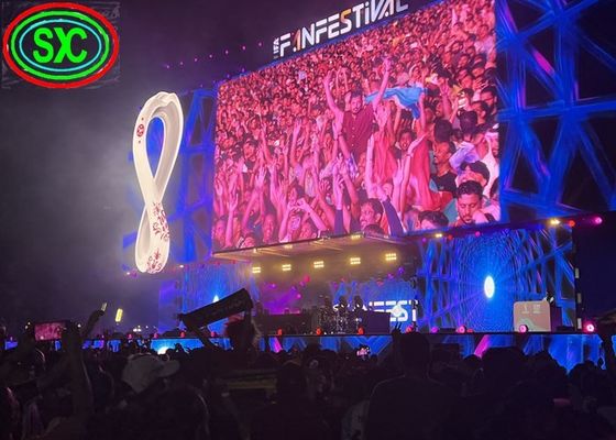 Gabinete de alumínio fundido para display LED suspenso COB P2.5, 40000 pontos/metro quadrado