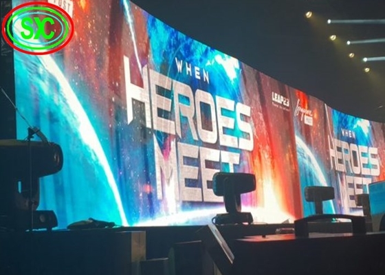 SMD3535 P8 Exterior Full Color LED Rental Screen RGB 8500cd/m2 15625 pontos/m2