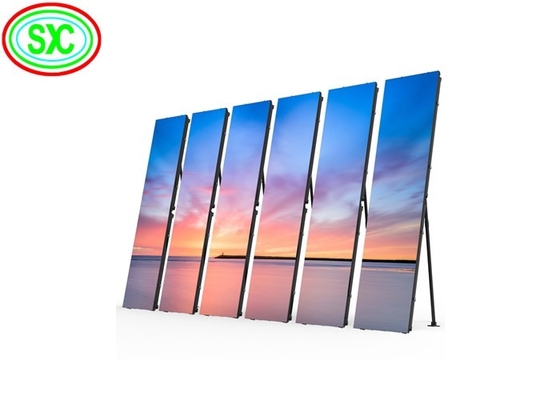 Espelho SMD Full Color Interior 1000cd/m2 P2.5 LED Vídeo Pôster tela 640x640mm
