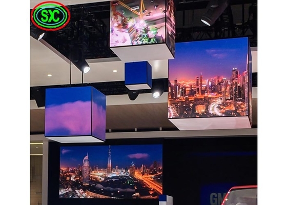 A tela flexível do diodo emissor de luz da fase da caixa P5 para o clube noturno, 3D DJ conduziu a exposição em WIFI 3G