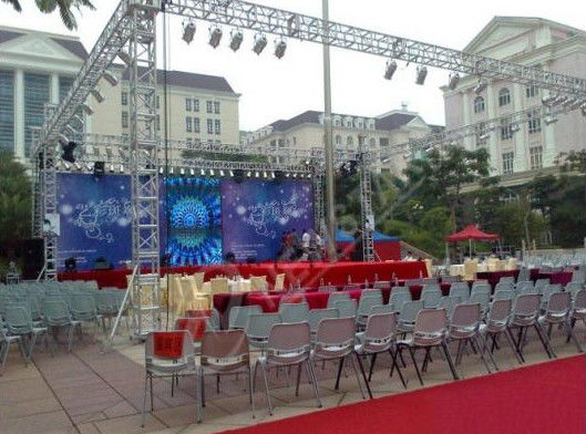 Tela de LED P8 para vídeo externo, brilho 7000cd, 3840Hz, tela grande, IP65, Tela de LED COB P1.25 para estádio