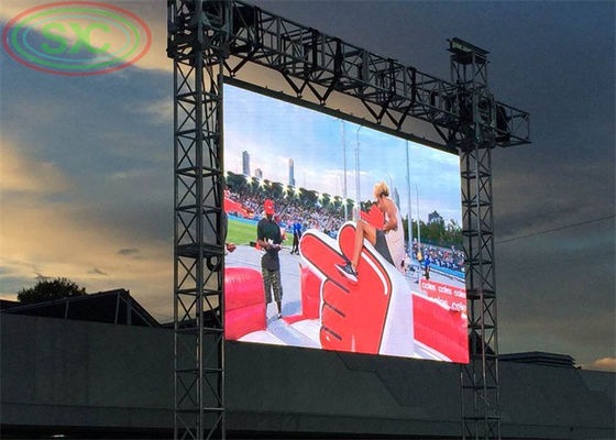 P4 impermeável Full Color Outdoor Led Die Cast Aluminum Cabinet Ferro/Aço Exterior Full Color LED Display