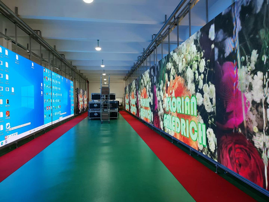 Ecrã de visualização LED IP65 à prova d'água de alto brilho em cores completas para publicidade exterior P8mm