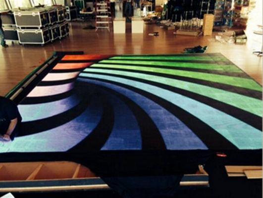 P1.9 LED Dance Floor módulo 250 * 250 / LED a cores inteiras DJ dance floor SMD led video dance floor