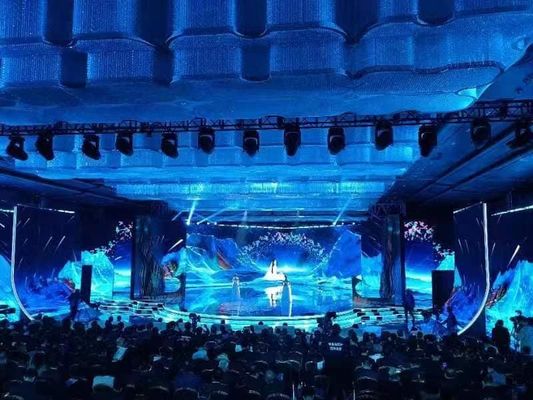 Tela de LED para Interior Colorida P3.9 Parede de Vídeo LED para Aluguel com Painéis Modulares de 500x500mm e Emenda Contínua para Publicidade