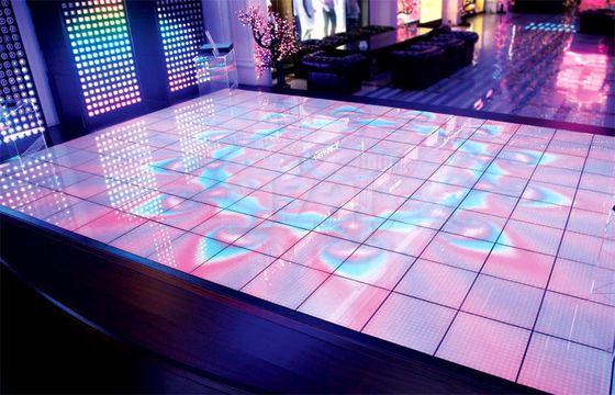 SMD 3535 LED Dance Floor 500x500mm Gabinete 4,81mm Pitch de pixel