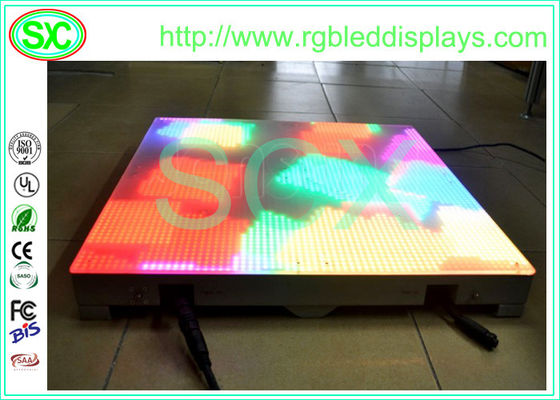 Bom preço Interativo Sensível Atraente Acrílico LED Disco Painel de Piso de Dança RGB Mudança de Cor on-line