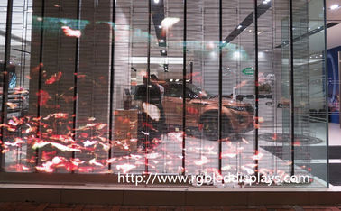 Publicidade de loja de vidro P3.91-7.82 Pantalla Transparente LED Display Screen