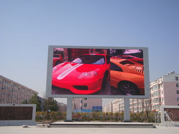 P10 à prova d'água Publicidade exterior a cores inteiras Display de vídeo LED 5000 cd / m2 Brilho