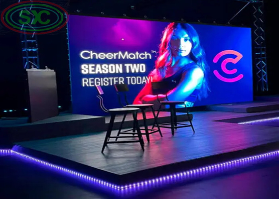 Visualizador de LED RGB O tamanho do painel LED é de 500 * 500mm Tamanho e 10000 Horas de vida útil da tela