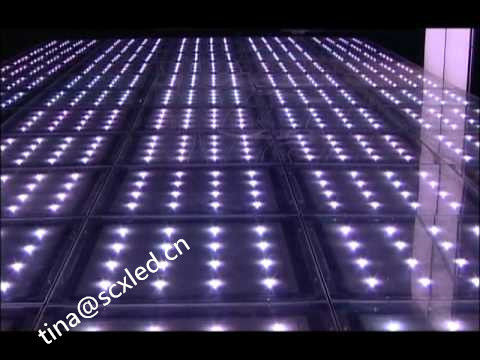 Painel de piso de dança LED portátil colorido para interior, pixel de 4,81 mm, gabinete de 500x500 mm