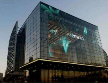 P0.9 Grande ecrã LED transparente / Ecrã de vídeo transparente personalizado Alto brilho