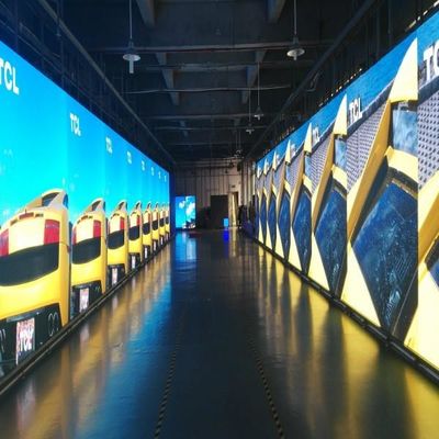 Ultra Slim P3.91 em cores interiores 500mm*500mm Painéis de tela LED de alta taxa de atualização