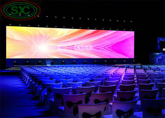 P4 LED de fundo de parede interior sem costura alta taxa de atualização de 3840Hz