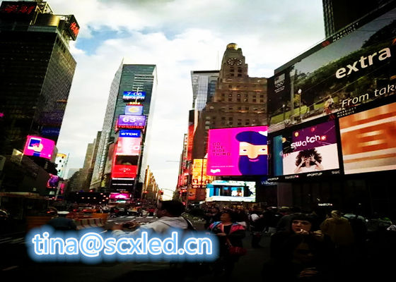 Tela de Publicidade LED Externa P10, Passo de Pixel de 10mm, IP65 à Prova d'Água