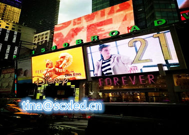 256x256mm Dimensão do módulo Full Color P16 Outdoor LED Display for Rental Screen Caixa de ferro / Caixa de fundição de alumínio IP65 filme à prova d'água Publicidade