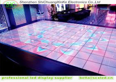 Piso de dança LED RGB à prova d'água com brilho Epistar Chip Efeito de iluminação brilhante e etiquetas personalizáveis