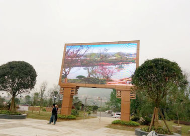 P6 Publicidade Exterior Full Color LED Display Screen SMD Alto brilho