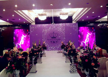 P4.81 Painel de exibição para igreja Aluguer de palco de casamento pano de fundo de vídeo parede 500 * 1000 tela LED interior
