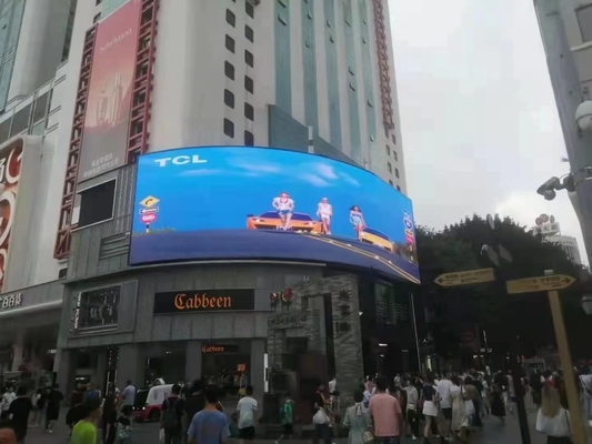P4.81 Ecrã de alumínio de fundição a cor LED gigante para exterior 64*32 módulo de matriz de pontos