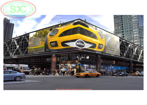 Anticolisão Área exterior impermeável P5 P6 Publicidade LED sinalização LED de parede publicitária