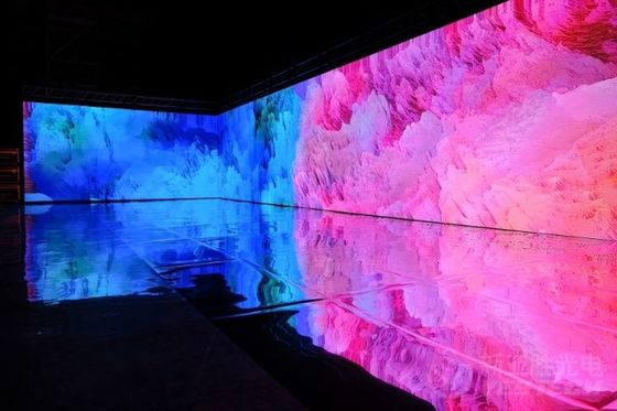 Indoor Outdoor 6 Sides Smd3535 2000nits Cube LED Video Wall P3.91mm Para DJ Stage