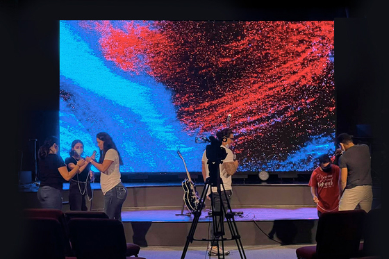 P3.91 Montagem rápida de vídeo Monitor LED a cores inteiras Armário de alumínio fundido a óleo