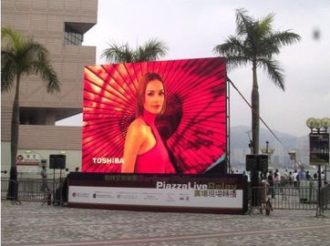 Instalação fixa/Aluguer Display LED a cores completas, sinalização digital à beira da estrada, P10 LED Tail Screen