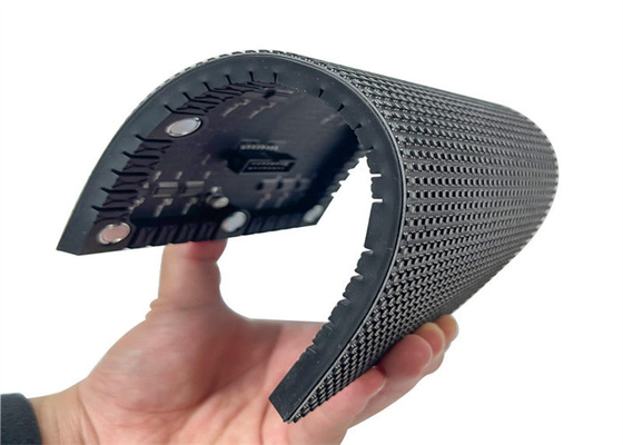 Flexível Soft P3 P4 P2.5 módulo dobrável SMD circular 2121 Soft Circle Video Wall