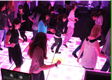Matas de discoteca de cores completas para clubes noturnos Iluminação para o chão de dança P4.81 painéis LED para festa de casamento