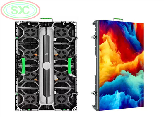 Distância de visualização ideal 4m Parede de vídeo LED portátil com taxa de atualização de 2000Hz
