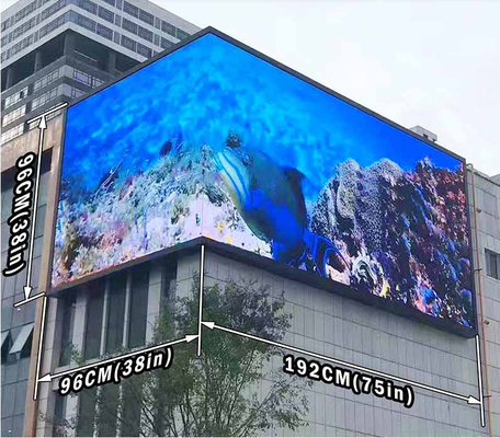P6 Ecrã de alumínio de fundição a incandescência LED para publicidade exterior a cores completas 3 anos de garantia