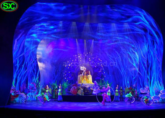 A exposição flexível transparente macia da cortina do diodo emissor de luz, cortina conduziu a tela MBI IC