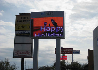 10mm Pixel Pitch Outdoor LED Panfletos Full Color, Publicidade Comercial LED Display